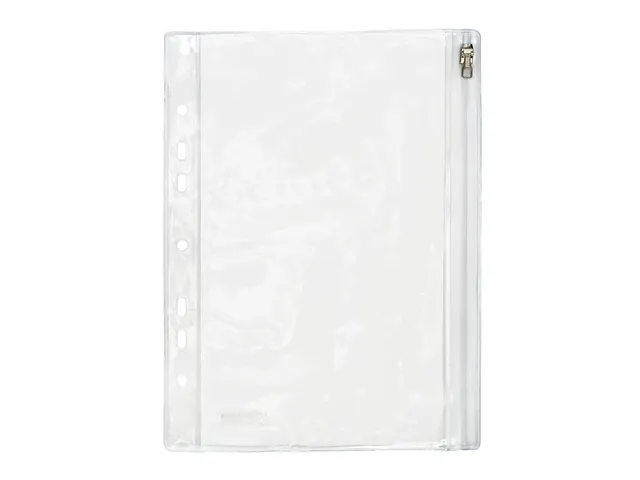 Pochette Foldersys A5 avec bord perforé et fermeture éclair