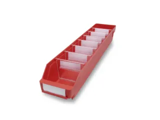 Stellingbakken Pp Hxbxd 95X120X600Mm Rood - 1