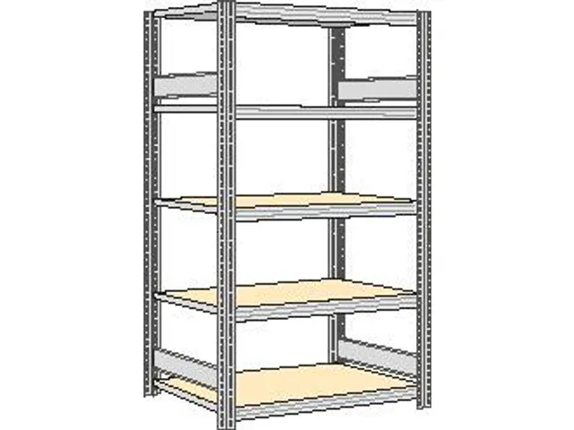 magazijnstelling,grondveld,HxBxD 2000x1341x600mm,vakl. 250kg