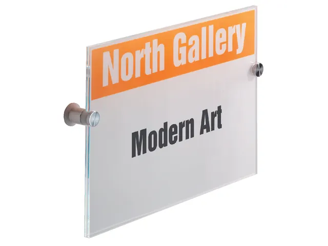 Deurbordje Durable crystal sign 4825 210x297mm