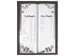 Drankkaart map Sigel 1/2 A4 smal Eco serie D.grijs/hout voor 8 blad