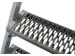 escalier mobile,roulant,estrade H 1m,4marches a. revêtement R13,alu