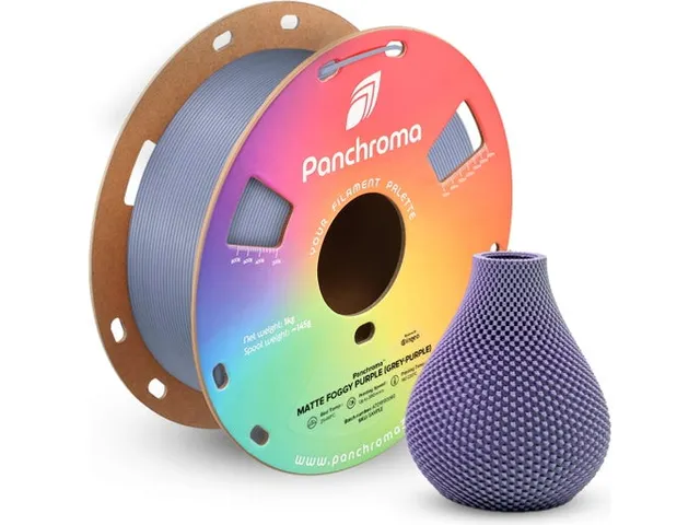 PLA Dual Matte 1,75mm grijs-paars 1kg Panchroma 3D Filament
