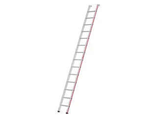 inhangstellingladder,balk L 3,73m,v. H tot 3,46m,14,verstevigde treden - 2
