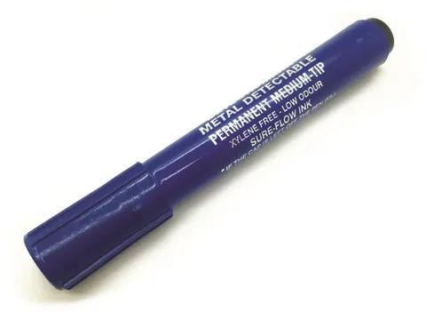 Detecteerbare Permanente Marker Schrijfkleur Rood 10 Stuks