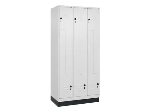 armoire vestiaire Z HxlxP 1950x900x500mm larg. compart. 150/300mm