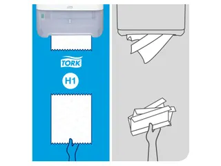 Tork 551000 H1 Elevation Matic Handdoekrol Dispenser Wit - 3