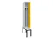 locker met bank,voor scheiding van kleding,HxBxD 2120x300x815mm,1vak