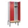 locker met bank,HxBxD 2120x800x815mm,2vak,vak B 400mm,cilinderslot