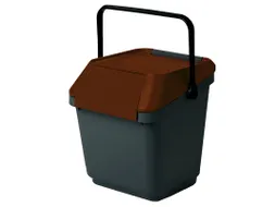Easymax Afvalbak 35 Liter Grijs Bruin