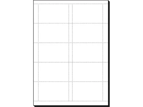 Visitekaartjes Sigel 200grs 85x55mm Pak à 150 Stuks Wit