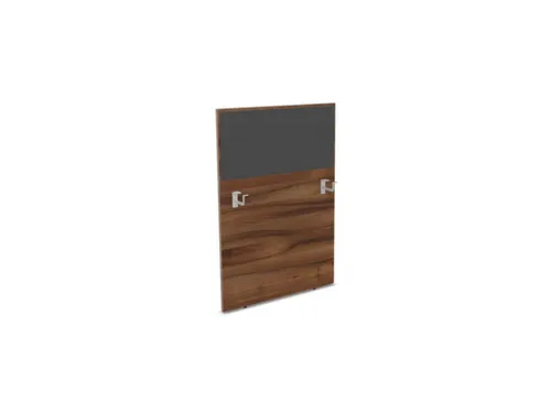 baliepaneel bureau aanbouw links NP-tiepolo nut BN8010-antraciet 800mm