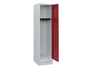 schoollocker,HxBxD 1630x400x500mm,1vak,vak B 400mm,cil.-slot,sokkel - 1