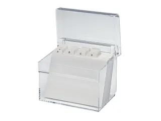 Kaartenbak Maul A7 + Index Acryl Glashelder - 3