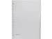 intercalaires, ft A4, perforation 23 trous, PP gris, set 1-52