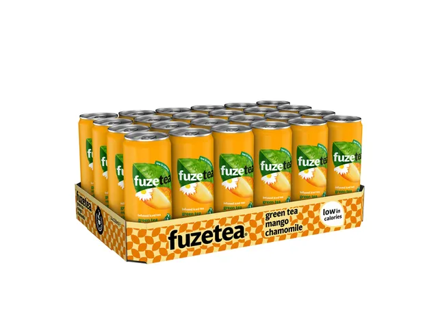 Frisdrank Fuze Tea Green Tea mango chamomile blik 330ml