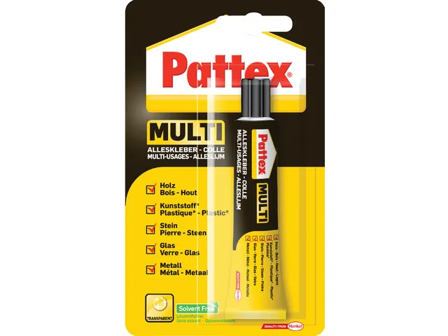 Alleslijm Pattex Multi tube 20 gram op blister