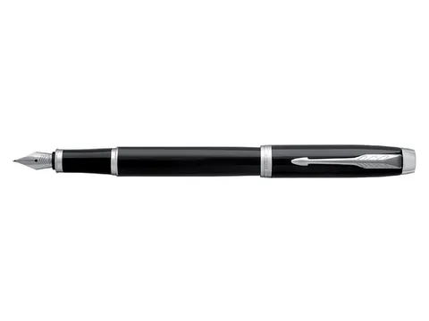 Vulpen Parker IM Black Lacquer CT Finish Medium Blauwe inkt