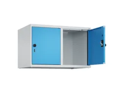 opzetkast,v. locker,2vak.,vak B 400mm,HxBxD 500x800x500mm,draaigrendel