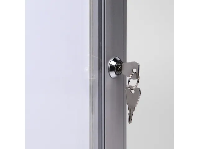 Vitrinebord Quantore luxe 9x A4 zilver