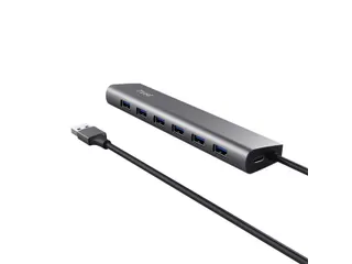 Hub Trust HALYX 7-port USB-A 3.2 zilver - 11