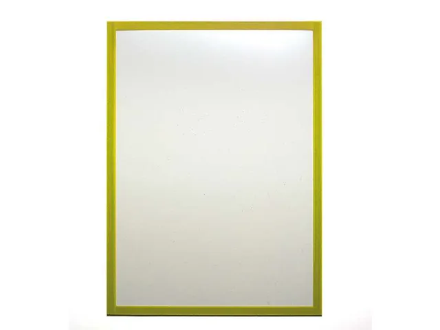 Magnetische insteekhoes A5 Geel set à 5 stuks