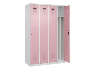 locker voor scheiding van kleding,HxBxD 1850x1200x500mm,4vak - 1