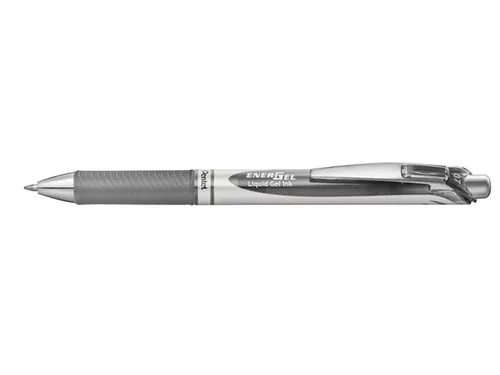 Gelschrijver Pentel BL77 Energel medium grijs 0.35 mm