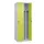 locker voor scheiding van kleding,HxBxD 1850x600x500mm,2vak