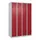 Z-garderobekast,HxBxD 1850x1200x500mm,vak B 150/300mm,draaigrendel