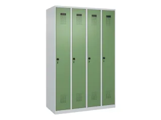 locker,HxBxD 1850x1200x500mm,4vak,vak B 300mm,draaigrendel - 3