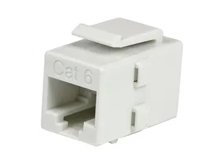 Witte Cat 6 RJ45 Keystone jack-netwerkkoppeling - F/F - 1
