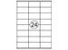 Etiket Quantore 70x36mm wit 2400st