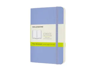 Notitieboek Moleskine pocket 90x140mm blanco soft cover hydrangea blue - 1