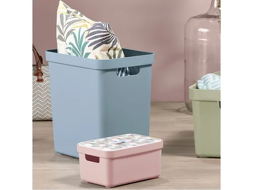 Sigma Home opbergbox 25L blauw - 35x24,6x36,3cm