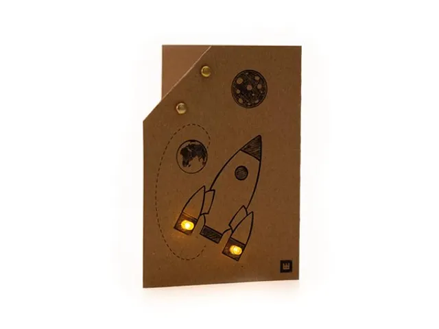 Tape-o-Tronics knutseldoos, creatieve DIY-projecten met karton en leds