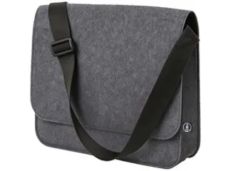 Laptoptas Messenger RPET donker grijs 36x27x8cm - 1