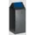 Afvalverzamelaar Zelfblussend 60 Liter 800X320X320Mm Klemring Blauw