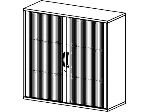 jaloeziedeurkast HxBxD 1150x1200x430mm 2xhouten vloer romp onyxgrijs