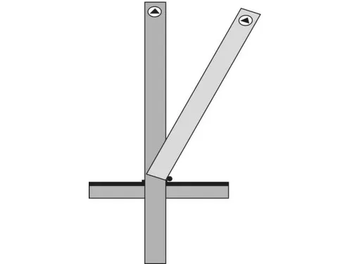 Afzetpaal Ronde Buis Ø60mm Bodemhuls Cilinderslot Platte Kop Wit/Rood