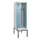 locker met bank,voor scheiding van kleding,HxBxD 2120x600x815mm,2vak