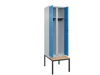 locker voor scheiding van kleding,HxBxD 2120x600x815mm,2vak - 2