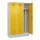 locker voor scheiding van kleding,HxBxD 1950x1200x500mm,3vak