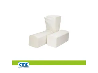 CMT Handdoekpapier I-vouw Eco Cellulose 2-laags Wit 22x32cm 3200 Stuks - 2