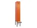 locker met bank,voor scheiding van kleding,HxBxD 2120x300x815mm,1vak