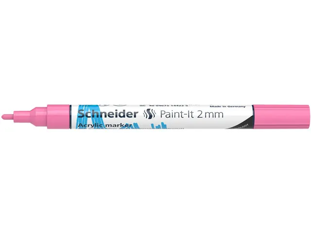 Acrylmarker Schneider Paint-It 310 2mm pastel roze