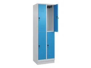 dubbeldekse locker,HxBxD 1950x600x500mm,2x2vak.,vak B 300mm - 2