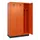 locker voor scheiding van kleding,HxBxD 1950x1200x500mm,3vak