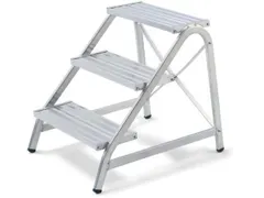 trap,bordes H 960mm,4trede(n),aluminium