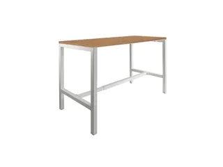 Domino Basic statafel 140x80cm 110cm Havana Kersen 25mm Alu - 1